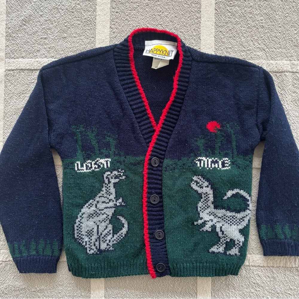 Vintage 2T Dino sweater